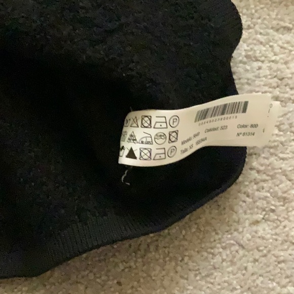 Massimo Dutti Black Boucle Knit Cardigan Jacket With Pockets  XS - Picture 9 of 9